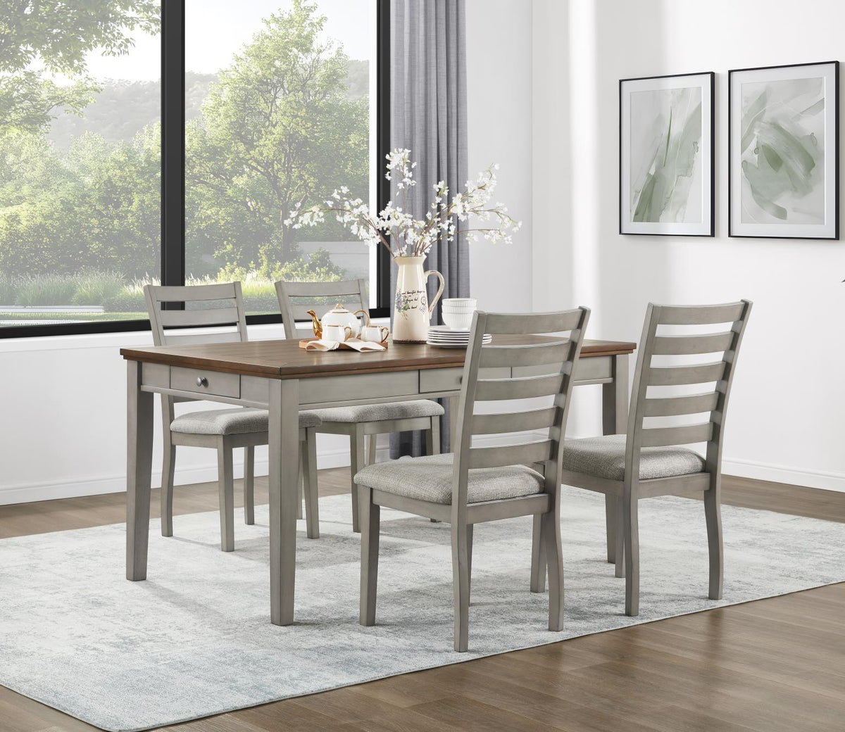 Gray Dining Table