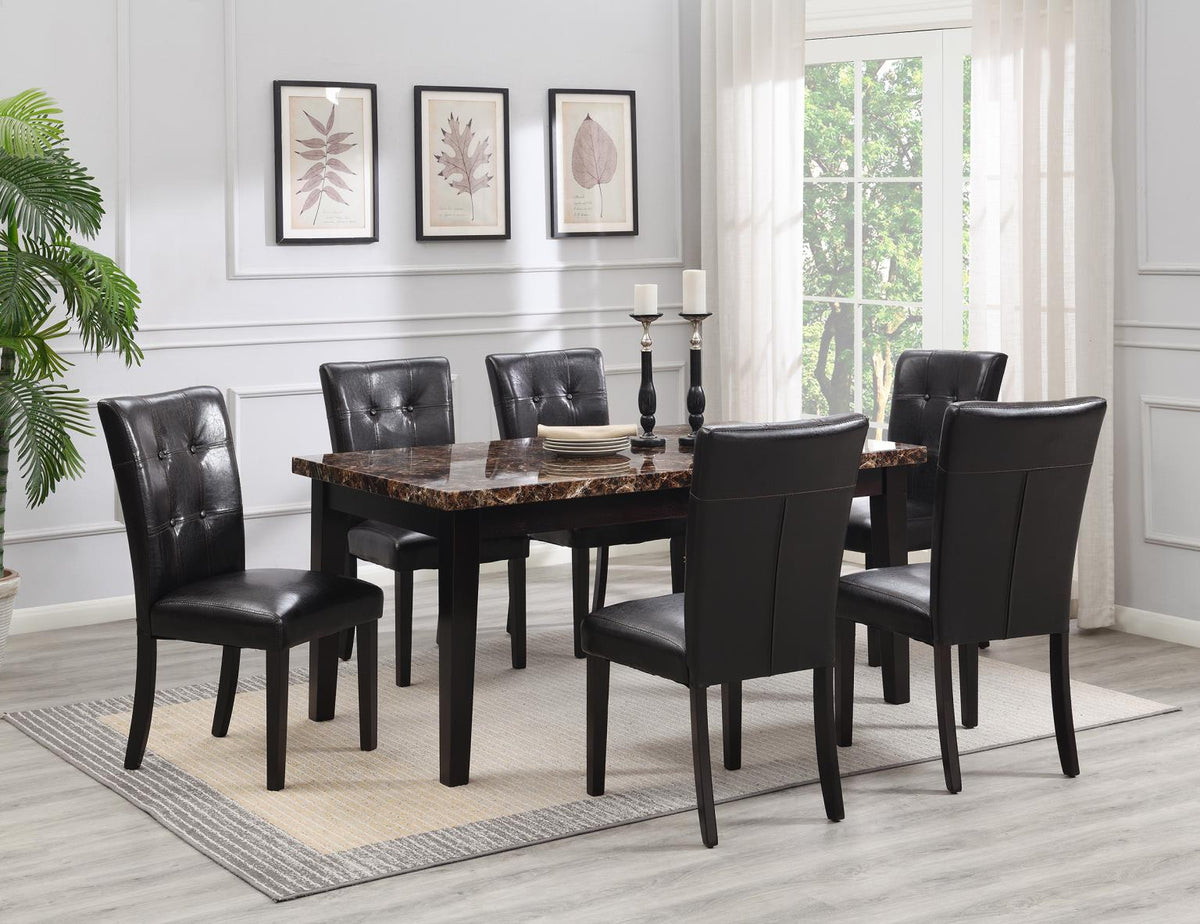 Dining Table & Side Chairs 7-Piece Dining Set