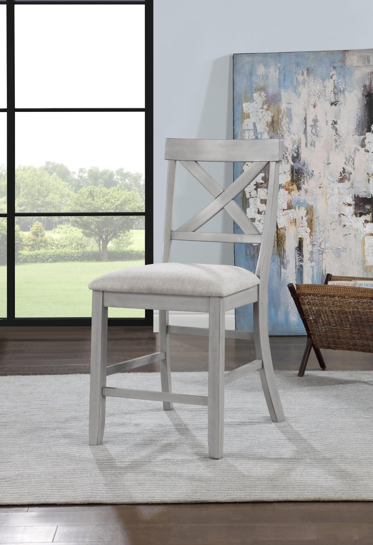 Gray Uph Barstool