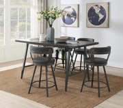 5-Piece Dining Set Gray D208