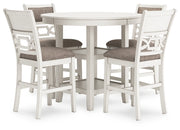 Erinberg Counter Height Dining Table and 4 Barstools (Set of 5)
