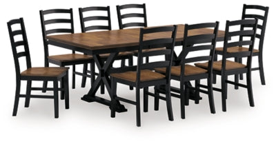 Wildenauer Dining Table and 8 Chairs