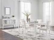 Chalanna Dining Table and 4 Chairs