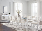 Chalanna Dining Table and 8 Chairs