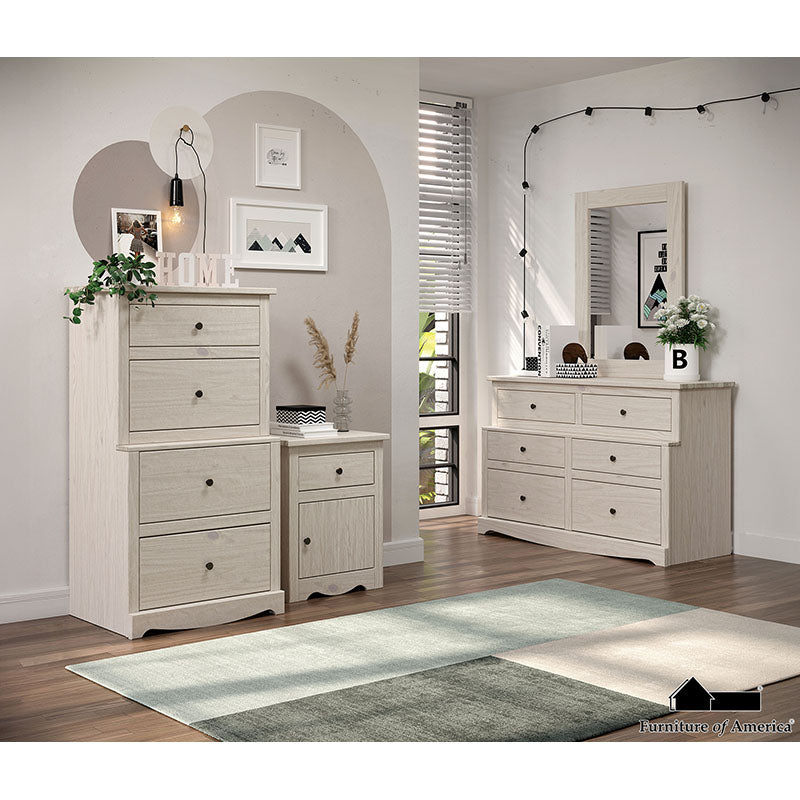 Stavros Dresser in White