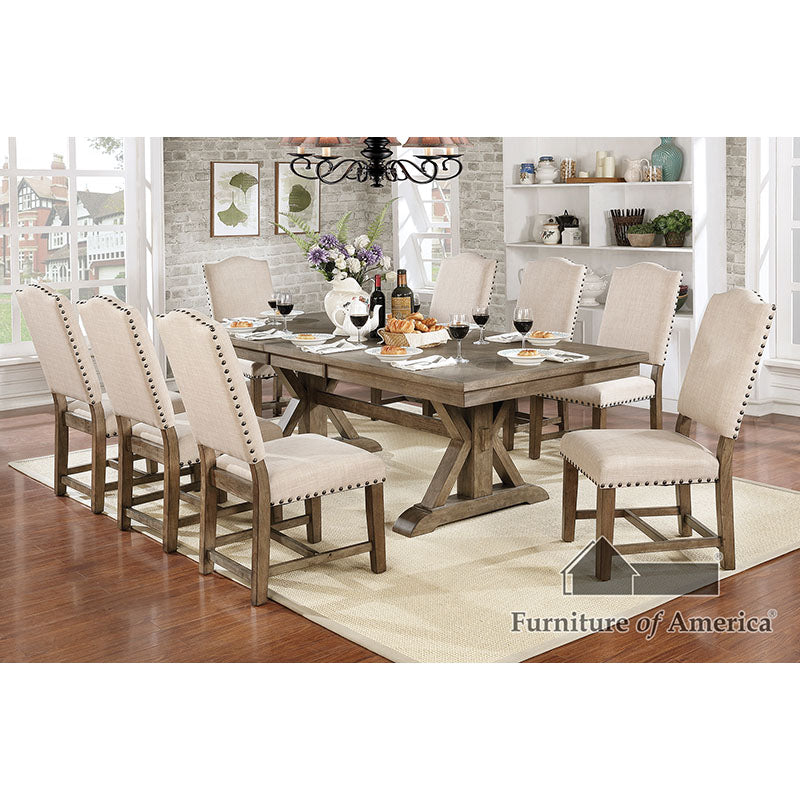 Julia Side Chair - Light Oak/Ivory