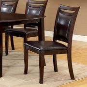 Woodside Side Chair - Dark Cherry/Espresso