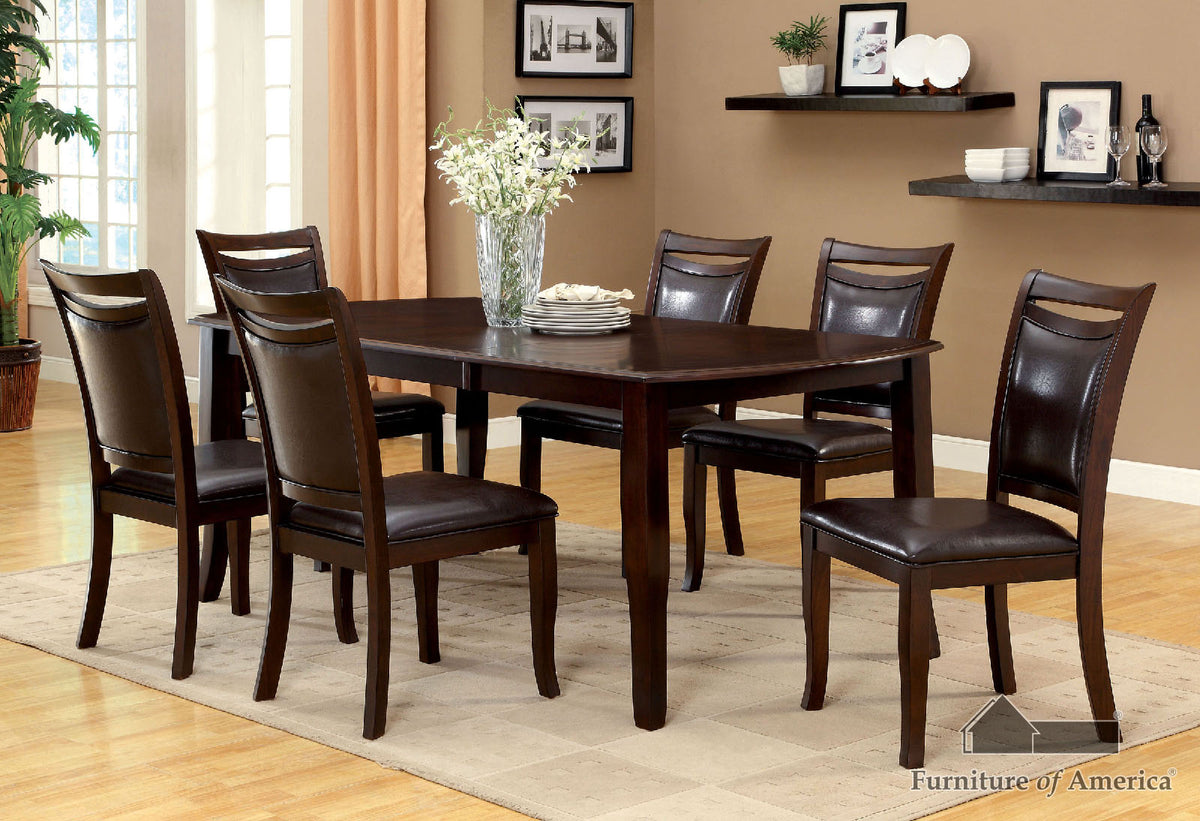 Woodside Dining Set - Dark Cherry