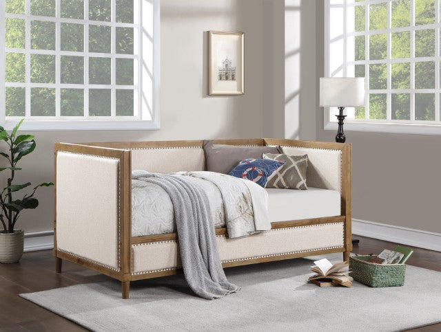 Chiron Daybed - Beige/Light Oak