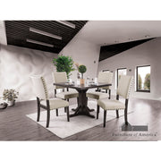 Glenbrook Side Chair - Brown Cherry/Ivory