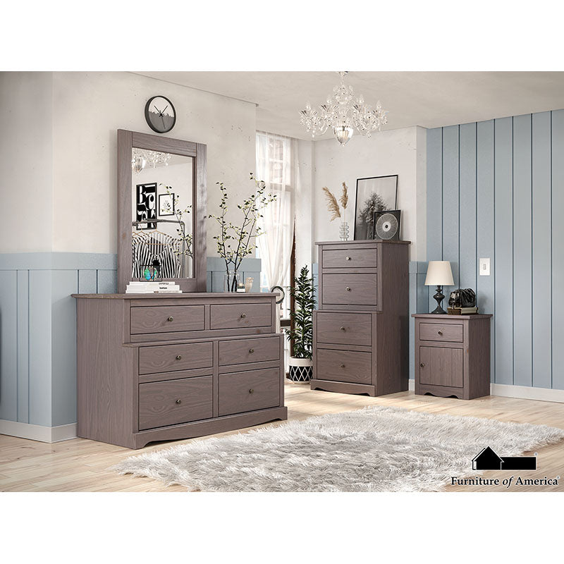 Stavros Dresser in Gray