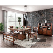 Wichita Counter Height Chair - Light Walnut