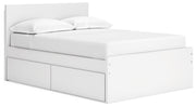 Onita Full Panel Platform Bed with 1 Side Storage