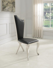 Black PU Dining Chair