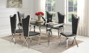 7-Piece Dining Set Leather G106