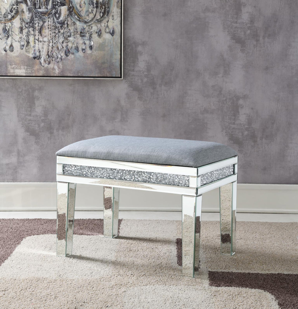 Glamour Vanity Stool