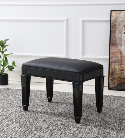 Black Wood 2-Piece Set