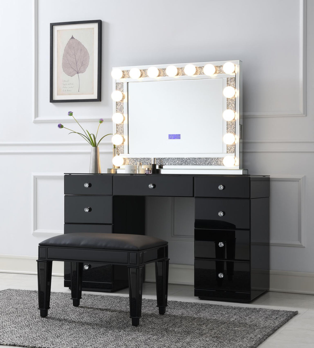 Glamour 2-Piece Bedroom Set V+S