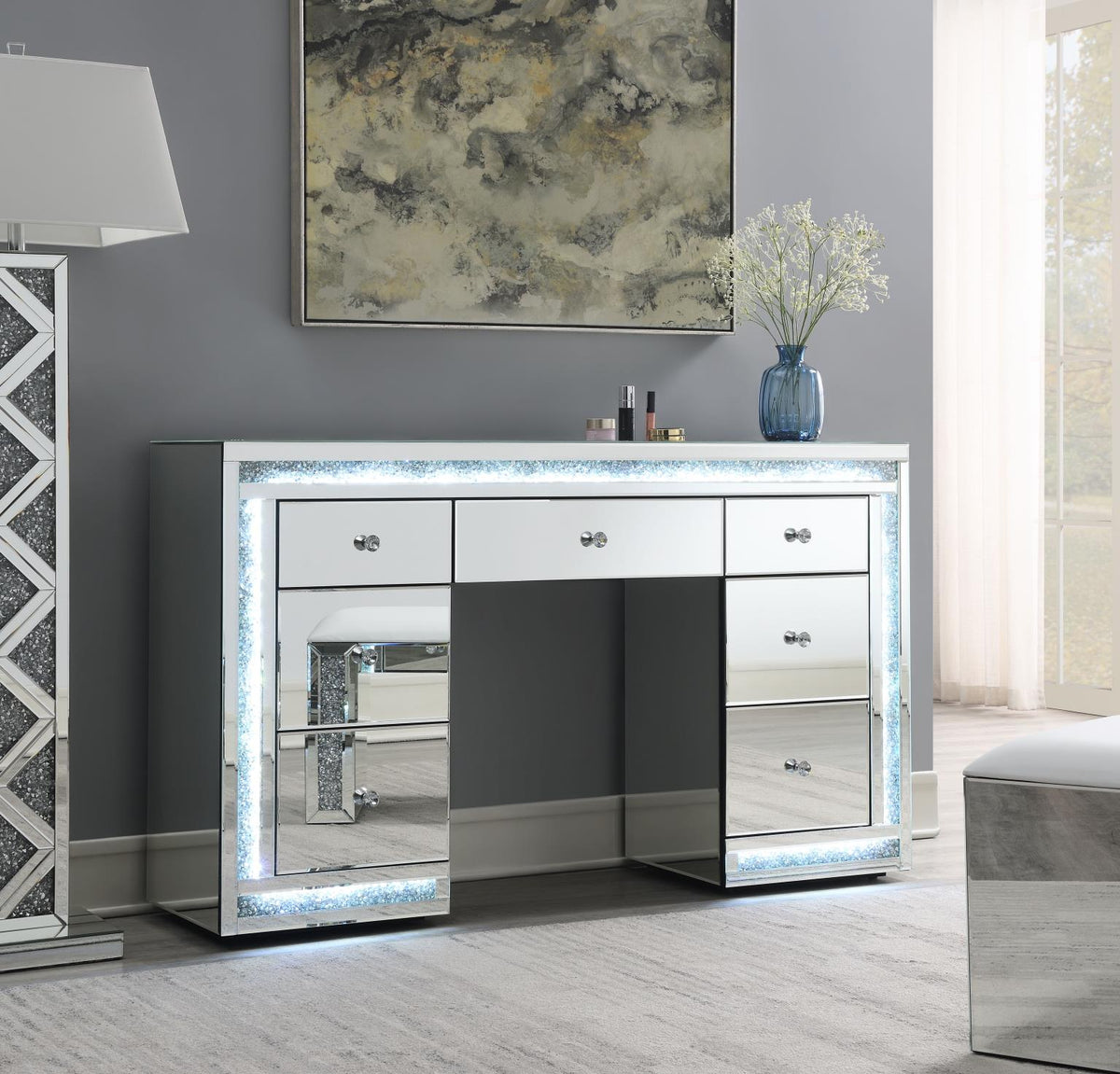 Glamour Vanity (Mirror Sold Separately)