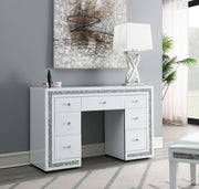 White Wood Vanity (Mirror Sold Separately)