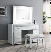 Glamour Vanity Set (Dresser + Mirror Bluetooth Speaker With Lights)