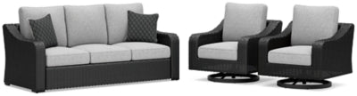Beachcroft Outdoor Sofa and 2 Lounge Chairs