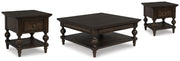 Veramond Coffee Table and 2 End Tables