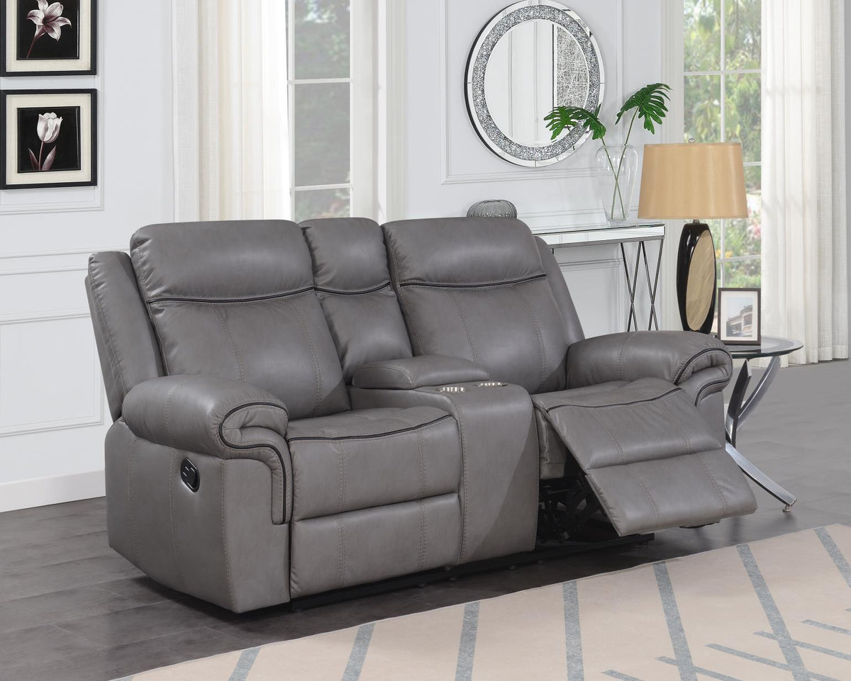 Gray Motion Loveseat