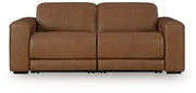 Magic Man 2-Piece Power Reclining Sectional Loveseat