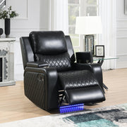 Black LED Motion Chair