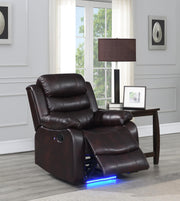 Brown Motion LED Chair