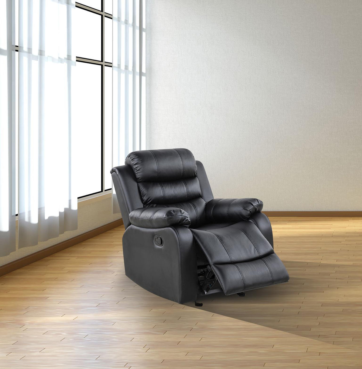 Black Motion 2-Piece Living Room Set U190