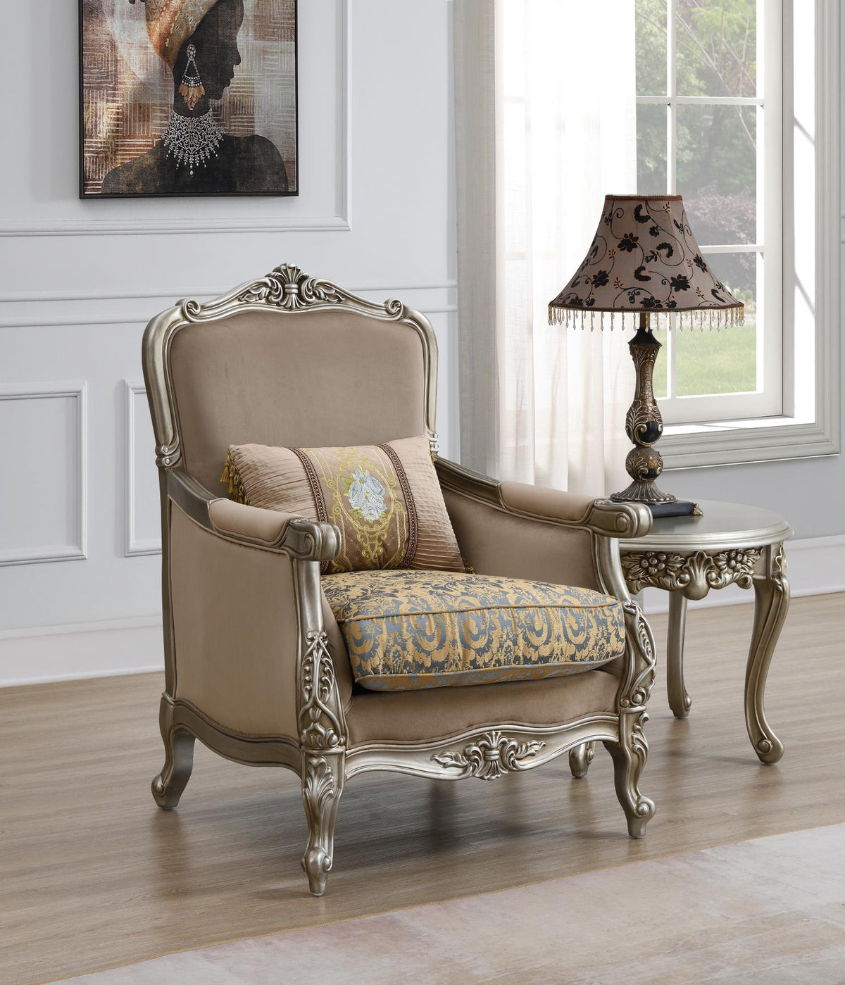 Traditional Brown 2-Piece Living Room Set U197