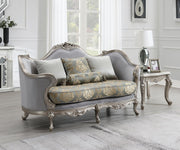 Traditional Gray Loveseat