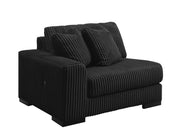 Black Left Chair with USB-C Charger