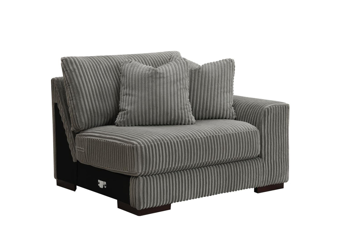 Gray Right Chair with USB-C Charger