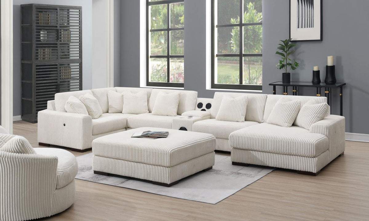 6-Piece Living Room Set Chaise U244