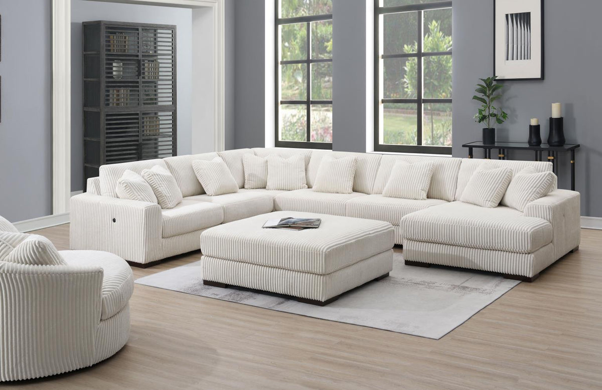 6-Piece Living Room Set Chaise U244