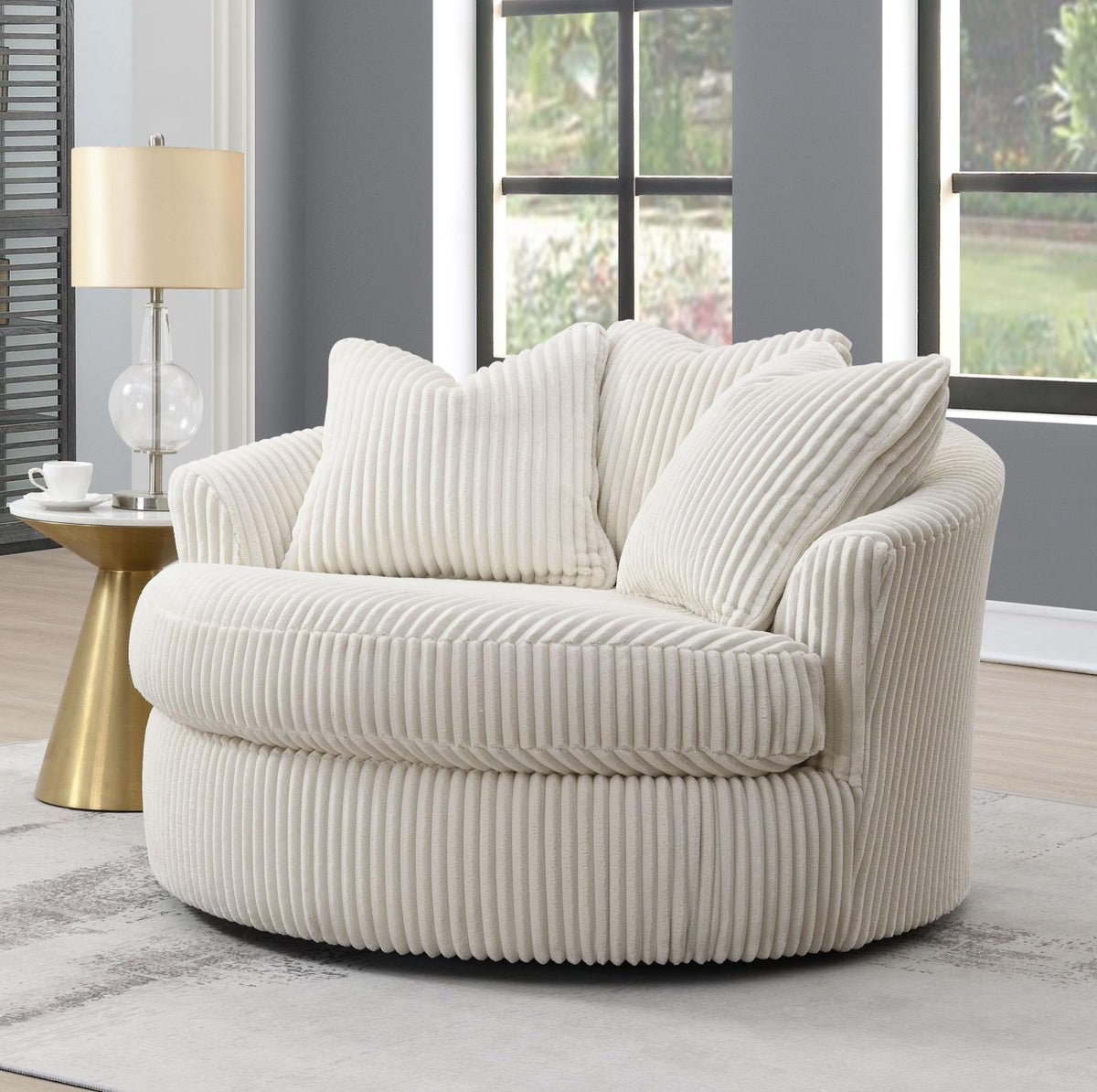 Ivory Swivel Chair