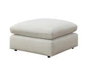 Linen Oversize Ottoman