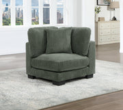 Green Wedge with Pillow