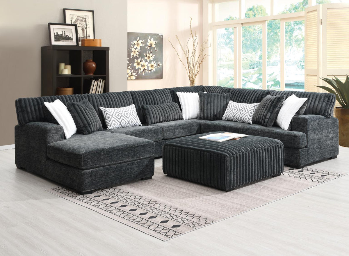 Charcoal 3-Piece Sectional