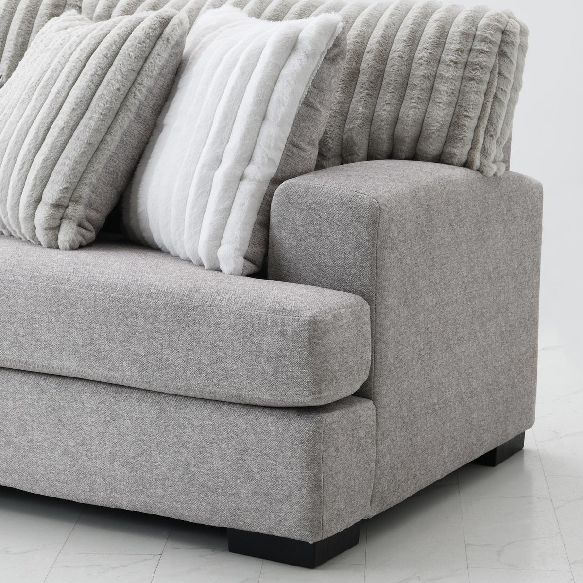 Light Gray 3-Piece Sectional
