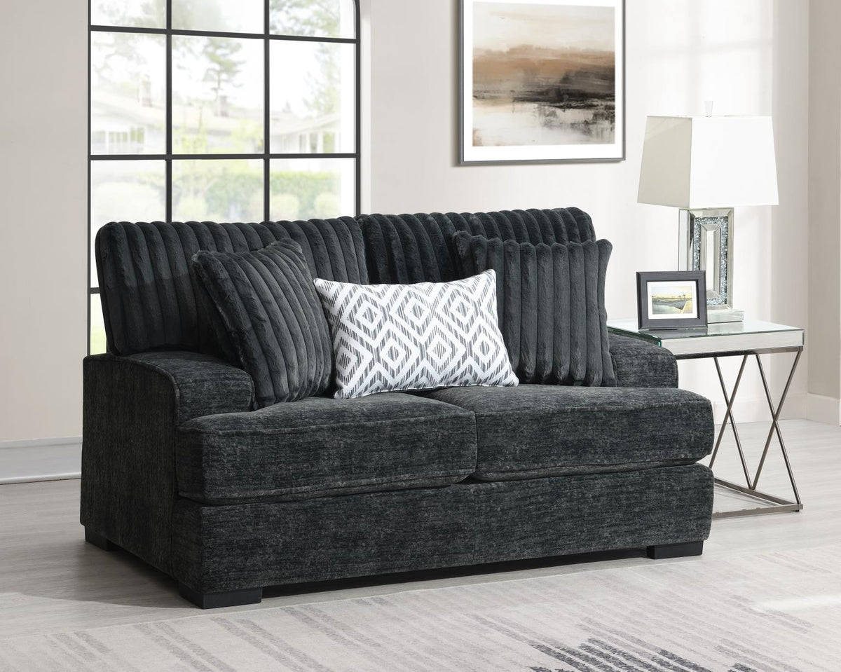 Charcoal Loveseat