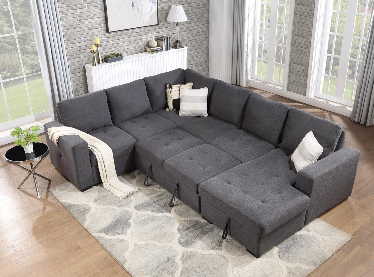 Gray 3-Piece Sectional