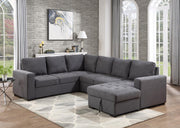 Gray 3-Piece Sectional