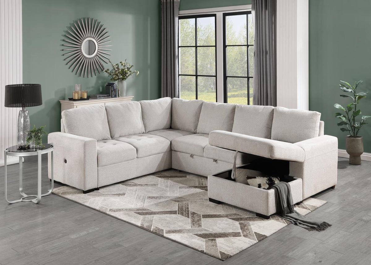 Linen 3-Piece Sectional