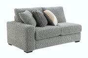 Gray Corduroy Loveseat