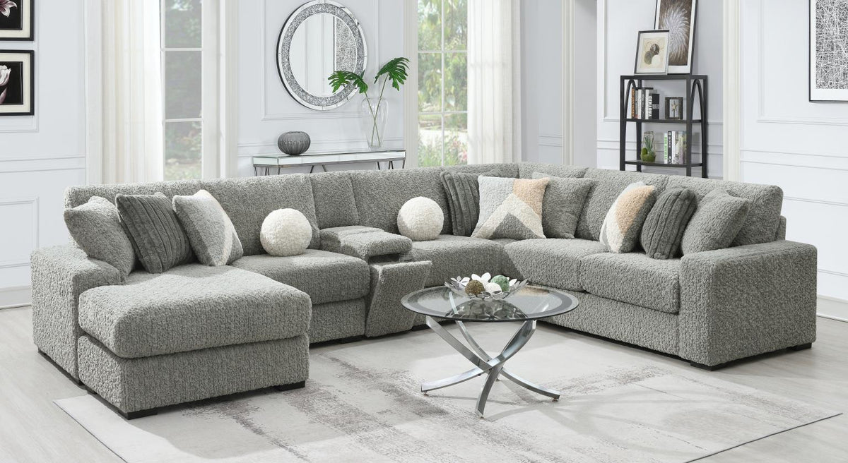 Gray Corduroy Armless Chair