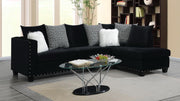 Black 2-Piece Sectional